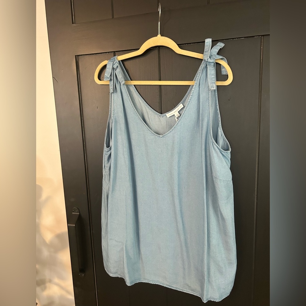 Chambray tank top